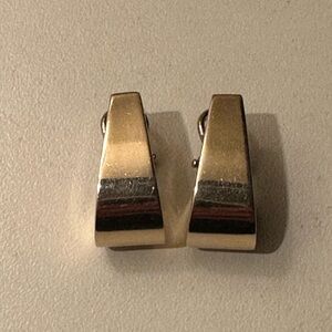 VIOR 14K Yellow Gold Italy Pearced Earrings Pin Set 7.77 14kt grams